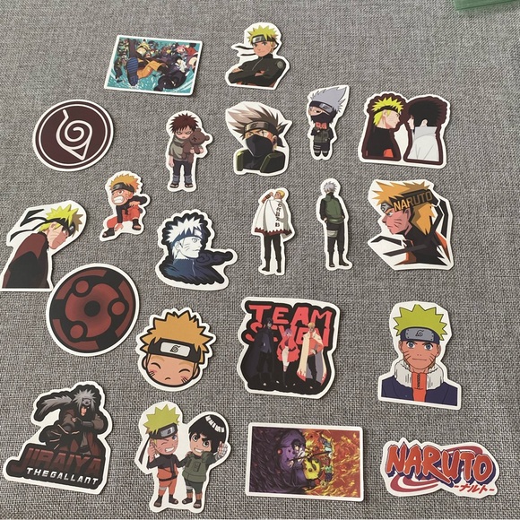 Naruto waterproof stickers. Package of 50. - Picture 3 of 5